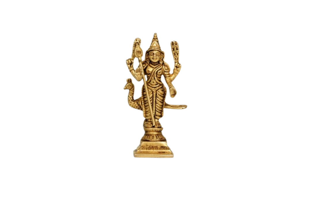 BRASS MURUGAN STATUE
