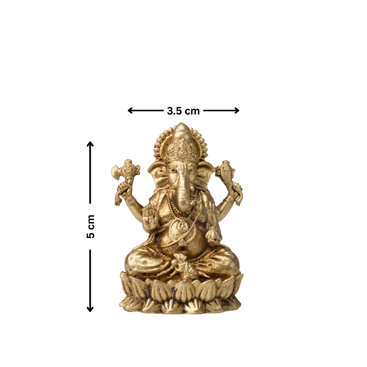 Brass Lord Ganesha Idol