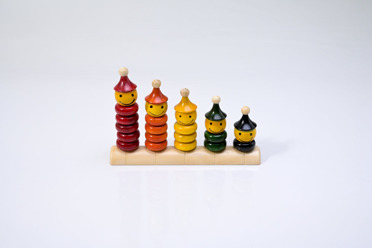 HITHA HANDCRAFTED WOODEN MATCH & STACK TOY-STACK UP SKILLS