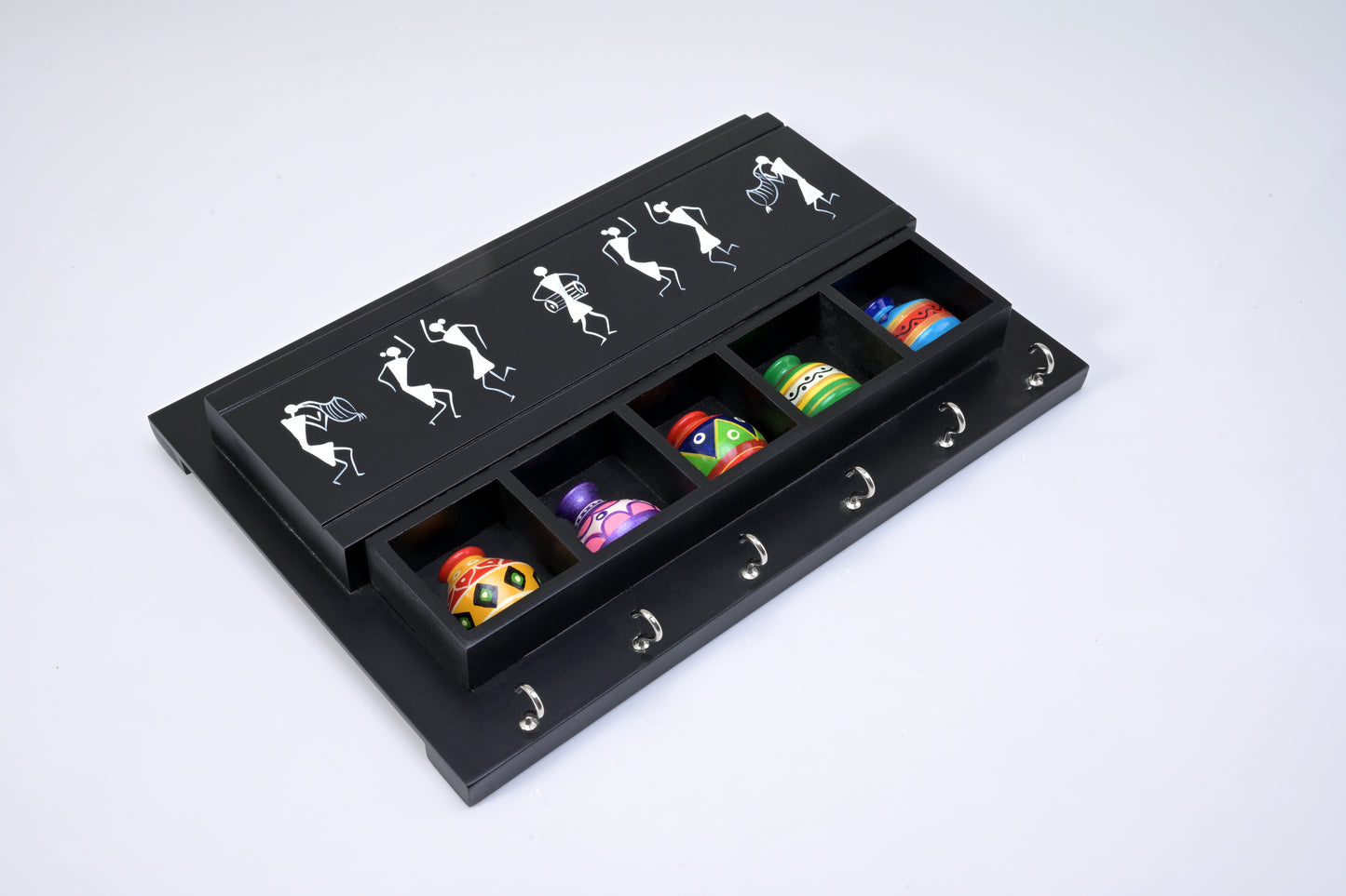 HITHA HANDCRAFTED WOODEN KEY STAND