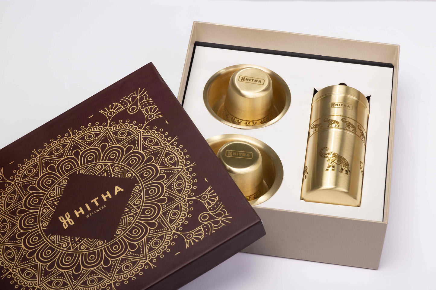 BRASS COFFEE FILTER GIFT SET