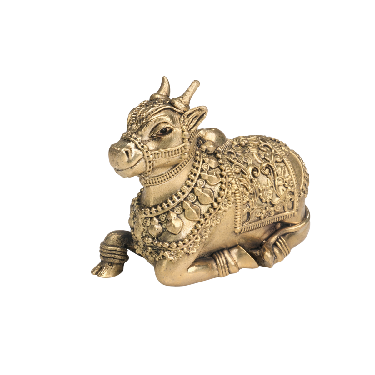 BRASS NANDHI IDOL
