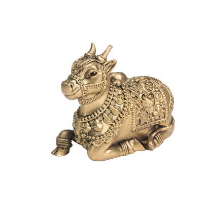 BRASS NANDHI IDOL