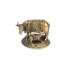 Brass Kamadhenu Cow & Calf Idol