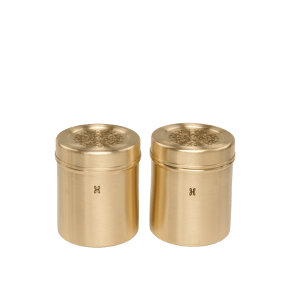 BRASS DHRUVA DEEP DABBA 500 ML -SET OF 2