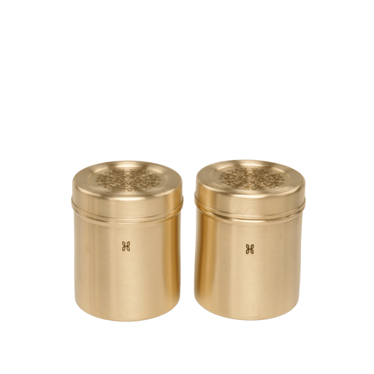 BRASS DHRUVA DEEP DABBA 500 ML -SET OF 2