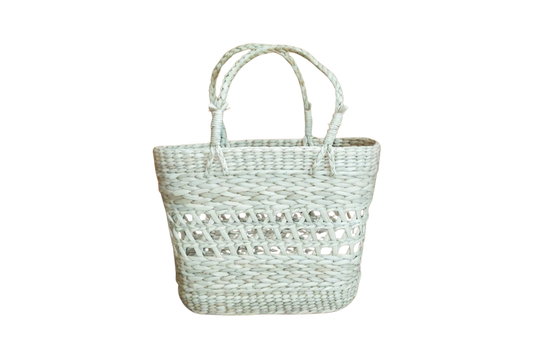 HITHA SEAGRASS HANDWOVEN-OPEN WEAVE BAG