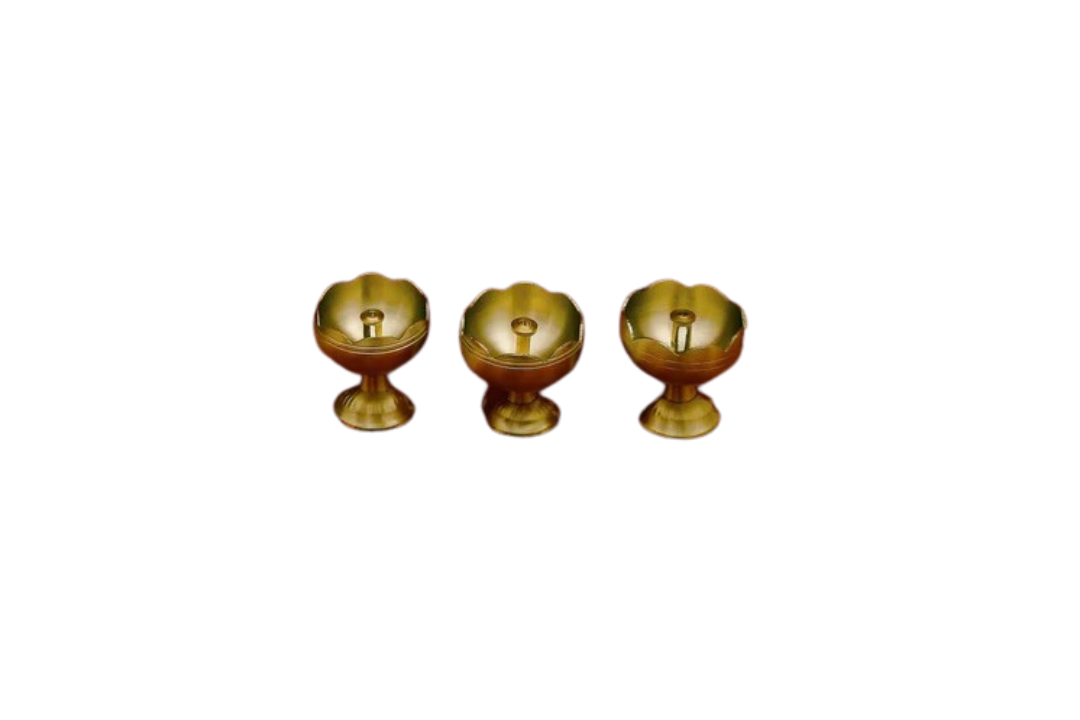 BRASS LOTUS DIYA (VILAKU)