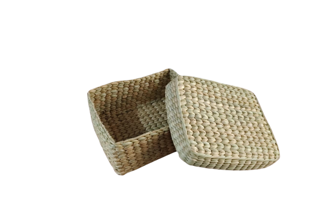 HITHA SEAGRASS HANDWOVEN- BOX -EKG092