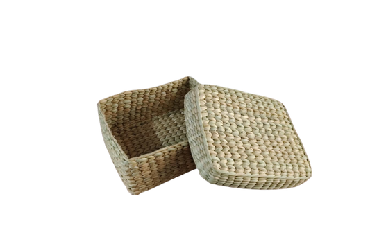 HITHA SEAGRASS HANDWOVEN- BOX -EKG092