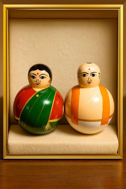 HITHA WOODEN HAND CRAFTED ROLY POLY TOY