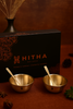 THE BHOGINI CUPS AND SPOON GIFT BOX SET OF 2