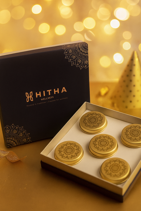 KAYRA SMALL ROUND STORAGE  GIFT BOXES- SET OF 5