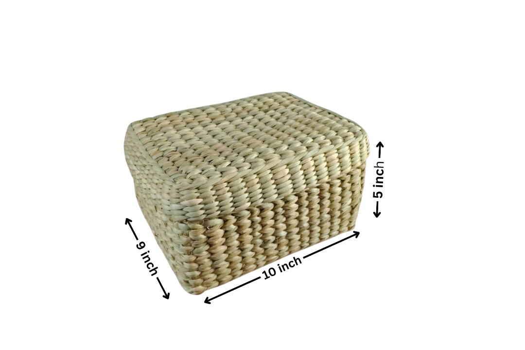 HITHA SEAGRASS HANDWOVEN- BOX -EKG092