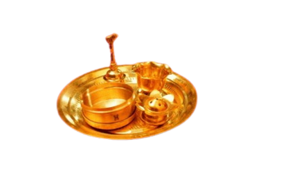 BRASS POOJA SET