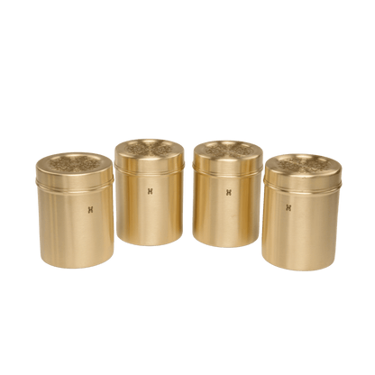 BRASS DHRUVA DEEP DABBA 750 ML-SET OF 4