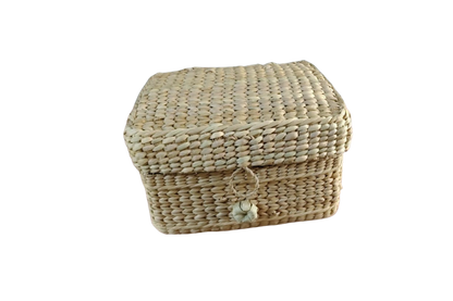 HITHA SEAGRASS HANDWOVEN-BOX WITH LOCK