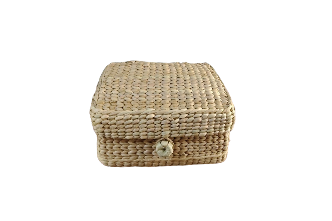 HITHA SEAGRASS HANDWOVEN-BOX WITH LOCK