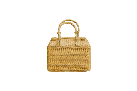 HITHA SEAGRASS HANDWOVEN PICNIC BASKET