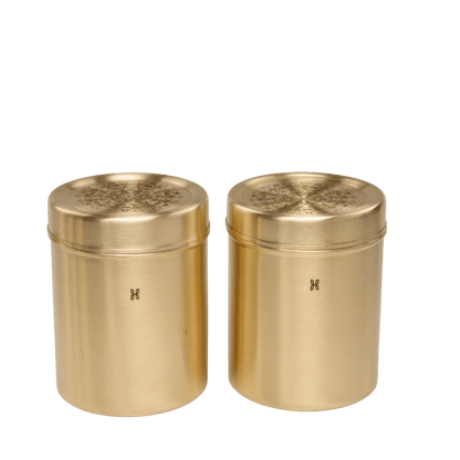 BRASS DHRUVA DEEP DABBA 1250 ML-SET OF 2