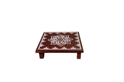 HITHA HANDCRAFTED WOODEN POOJA STAND