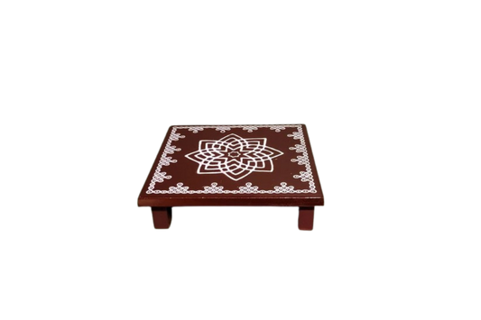 HITHA HANDCRAFTED WOODEN POOJA STAND
