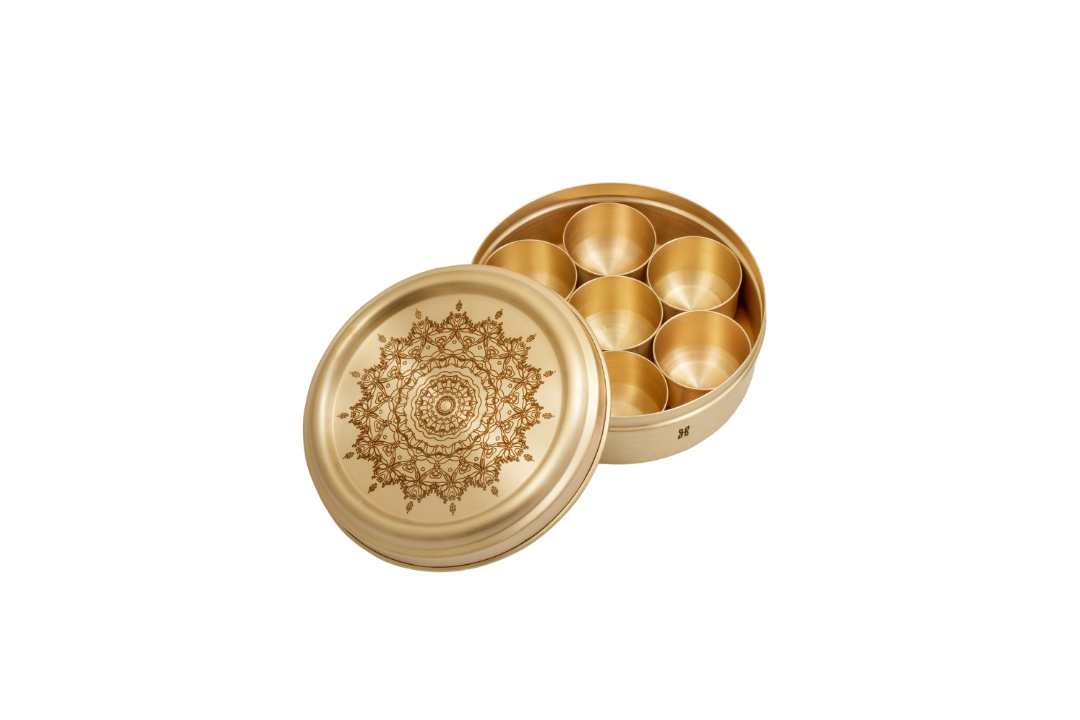 BRASS MASALA DABBA