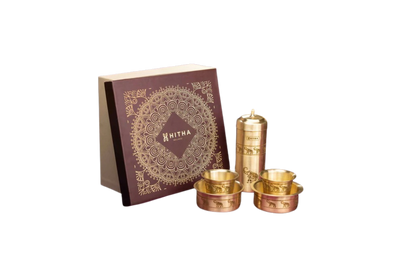 BRASS COFFEE FILTER GIFT SET