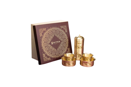BRASS COFFEE FILTER GIFT SET