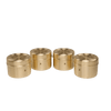 BRASS REYNA  SNACK DABBA 950 ML-SET OF 4