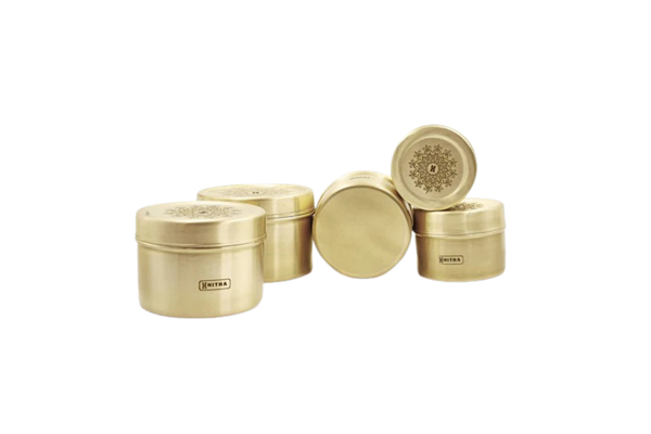 BRASS REYNA THE SNACK DABBA FULL SET