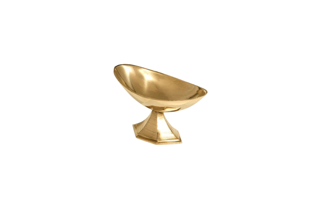 BRASS VIBUTHI STAND(BOAT)