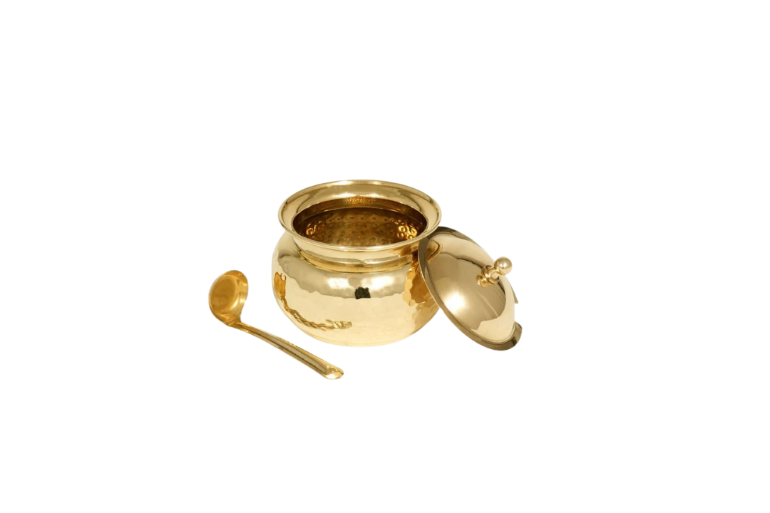 BRASS GHEE POT