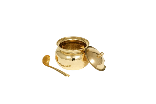 BRASS GHEE POT