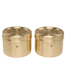 BRASS REYNA  SNACK DABBA 950 ML-SET OF 2