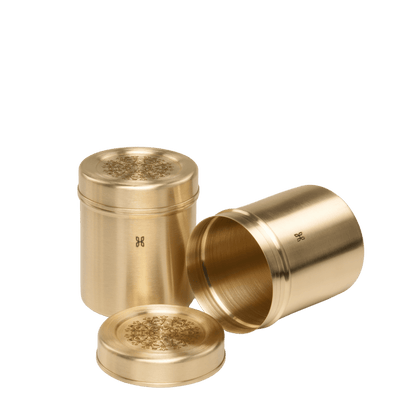 BRASS DHRUVA DEEP DABBA 500 ML -SET OF 2