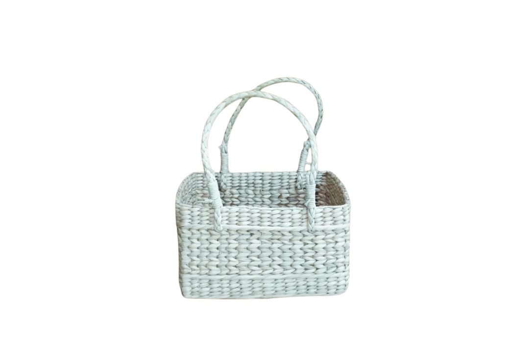 HITHA SEAGRASS HANDWOVEN -UTILITY BASKET WITH HANDLES