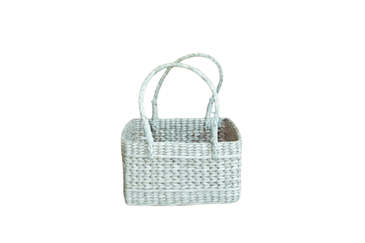 HITHA SEAGRASS HANDWOVEN -UTILITY BASKET WITH HANDLES