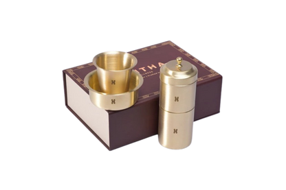 BRASS COFFEE FILTER DABARA SET