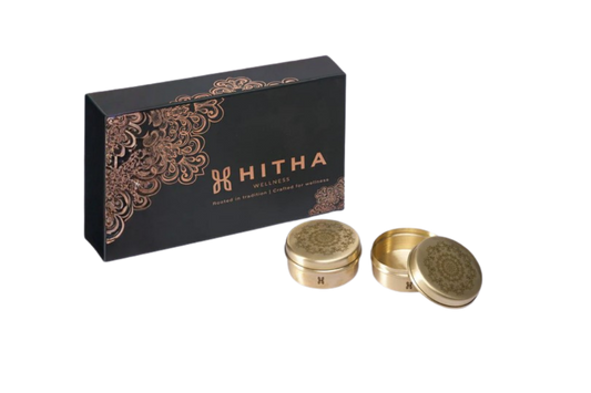 BRASS KAYRA SMALL ROUND STORAGE  GIFT BOXES