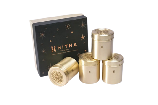 BRASS MAGIZH STORAGE GIFT BOX SET OF 4