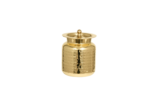 BRASS OIL JAR