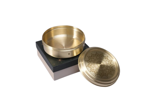 BRASS POORI DABBA GIFT SET 1800ML