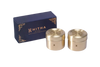 BRASS REYNA GIFT BOXES SET OF 2