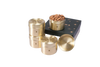 BRASS REYNA GIFT BOXES SET OF 4
