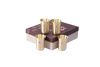 BRASS TARASHA TUMBLER GIFT BOX SET OF 4