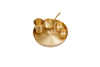 BRASS DINNER SET  - 6 PIECE SET