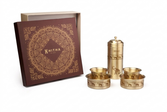 BRASS COFFEE FILTER GIFT SET