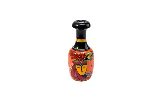 HITHA HAND CRAFTED WOODEN FLOWER VASE