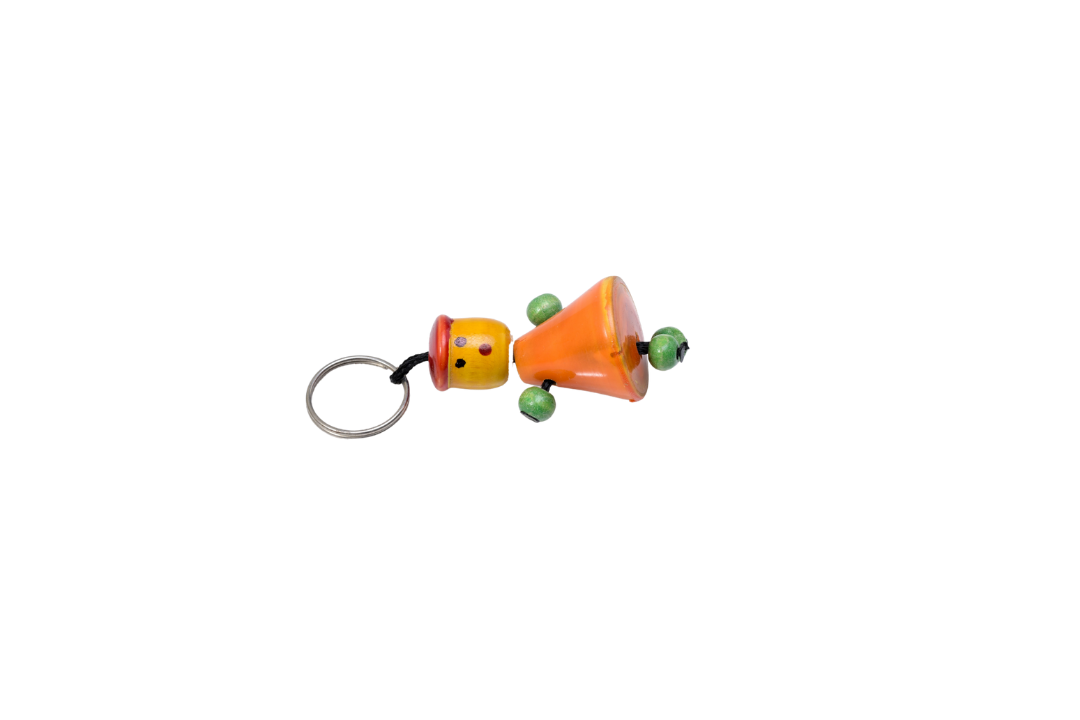 HITHA HANDCRAFTED WOODEN KEYCHAIN-MODERN MINIMAL STYLE